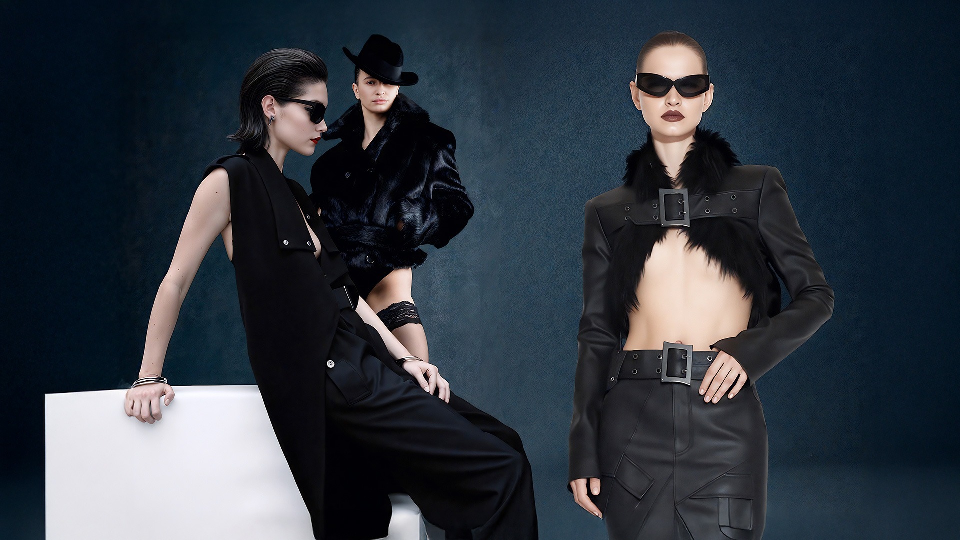 Black Magic: Sleek silhouettes and bold statements redefine urban style for the modern muses
